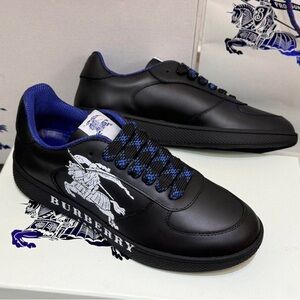 Burberry Black and Blue Men's Sneakers